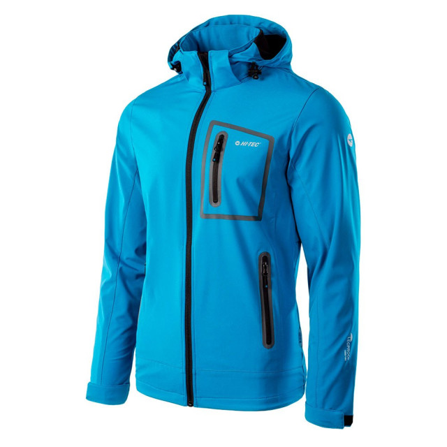 Hi-Tec Heren nick soft shell jas UTIG164_vividblueblack large