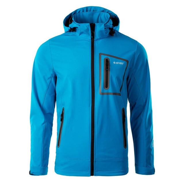 Hi-Tec Heren nick soft shell jas UTIG164_vividblueblack large