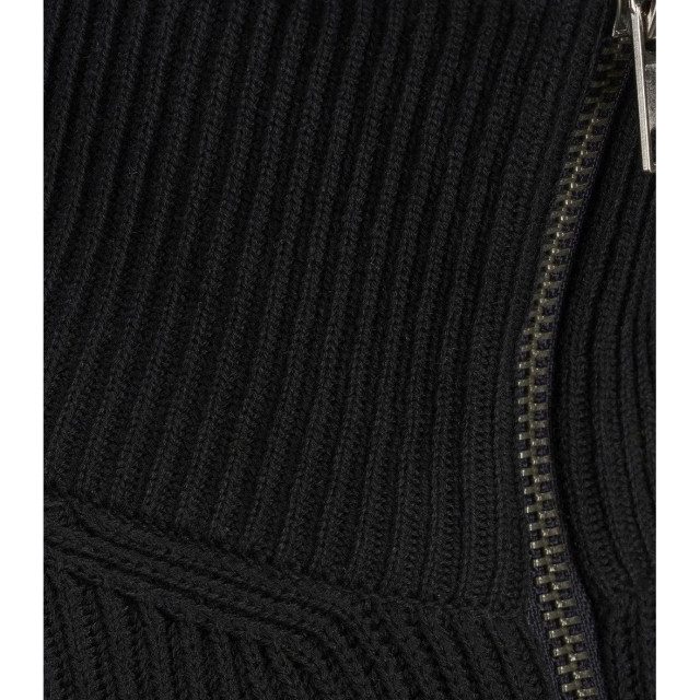 Jack & Jones Perfect knit zip cardigan 12222926-BLK-XL large