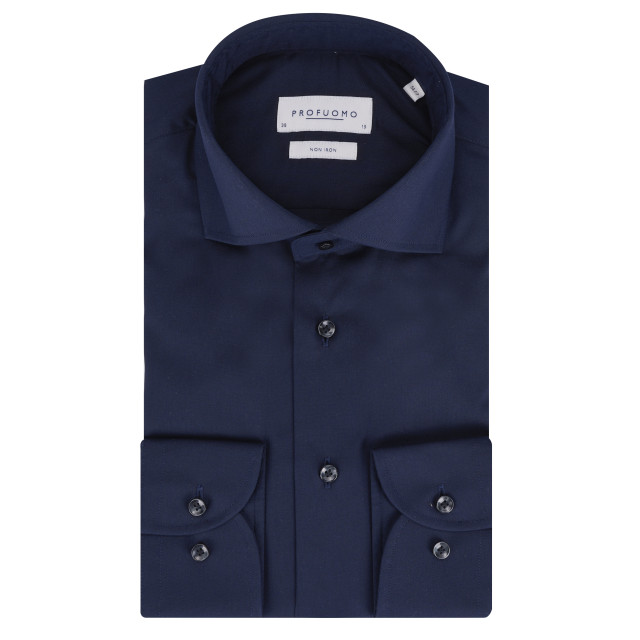 Profuomo Slim fit overhemd extra met lange mouwen 064526-001-37 large