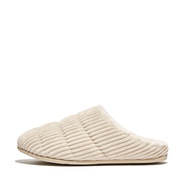 FitFlop Chrissie fleece-lined corduroy slippers GQ3 large