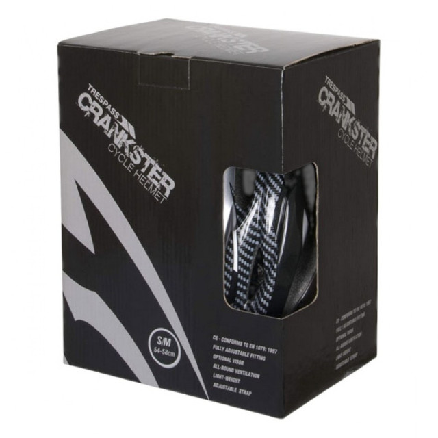 Trespass Volwassenen unisex crankster fietshelm UTTP403_black large