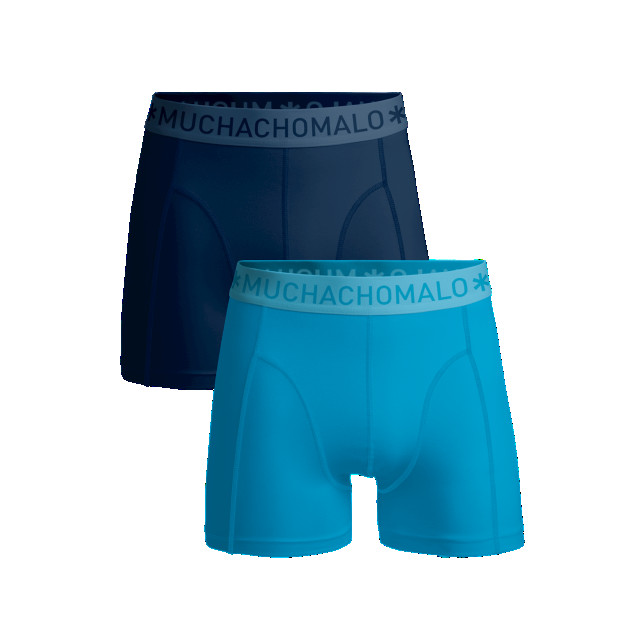 Muchachomalo Heren 2-pack boxershorts effen U-SOLID1010-479nl_nl large