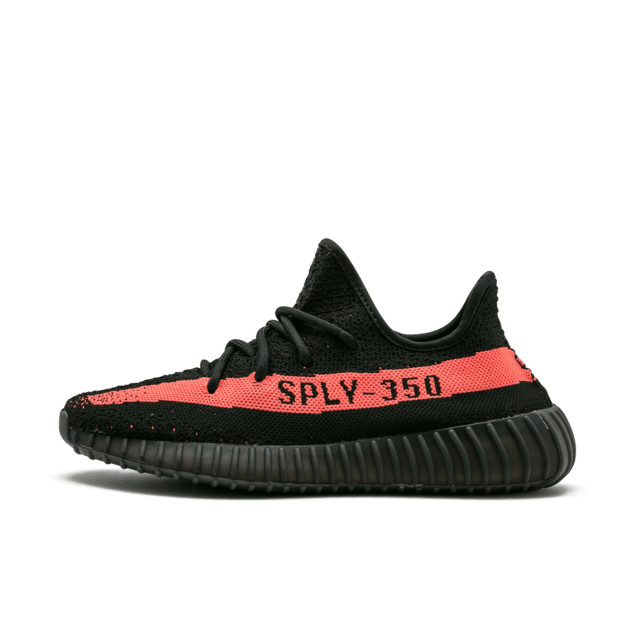 Adidas Boost 350 v2 core black red BY9612 large