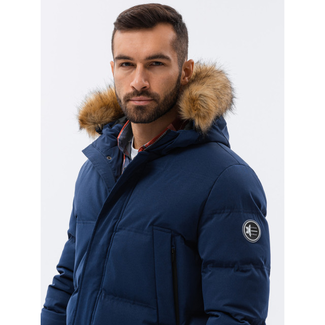 Ombre Winterjas heren - marine c554 OM-C554-1 large