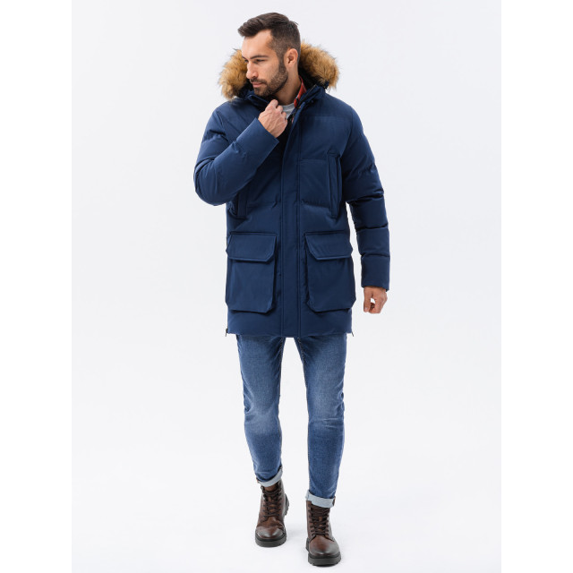 Ombre Winterjas heren - marine c554 OM-C554-1 large