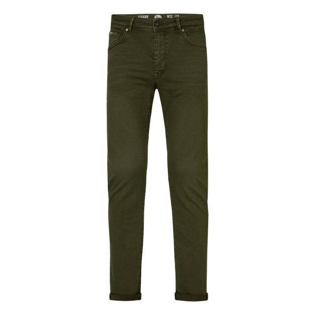 Petrol Industries Seaham heren slim-fit jeans 6088 army green Petrol Jeans Seaham M 3020 DNM007 6088 Army Green large