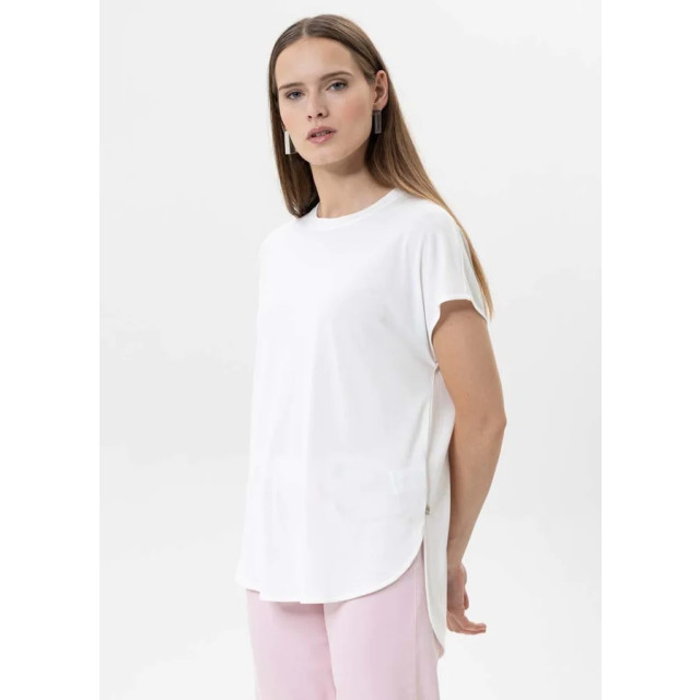 Herrlicher Basic duurzaam t-shirt liljana - Wit basic duurzaam T-Shirt Liljana - Herrlicher large