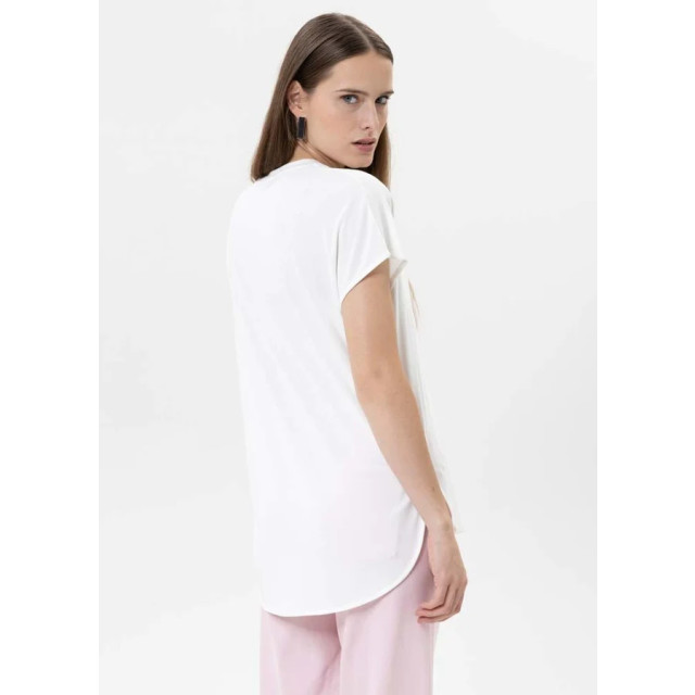 Herrlicher Basic duurzaam t-shirt liljana - Wit basic duurzaam T-Shirt Liljana - Herrlicher large