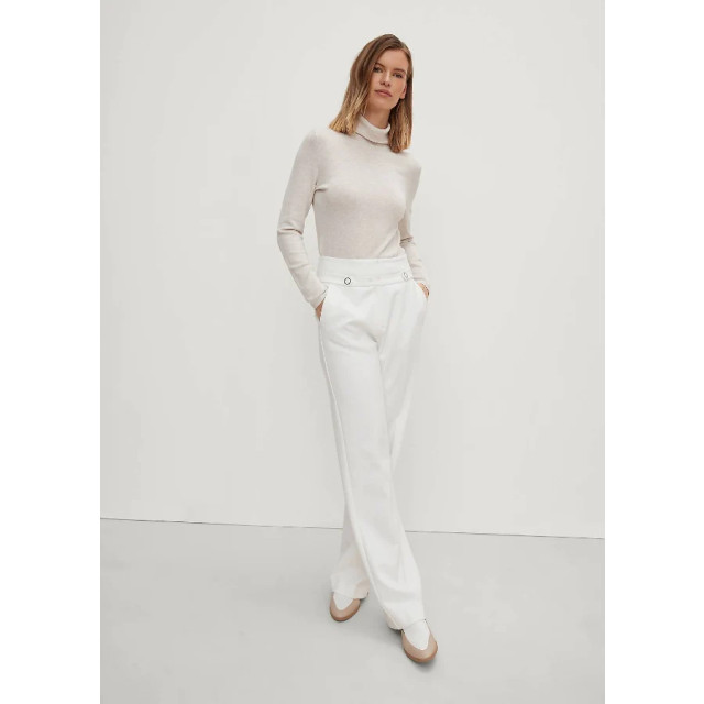 Comma Te relaxed fit pantalon - Witte relaxed fit pantalon - Comma large