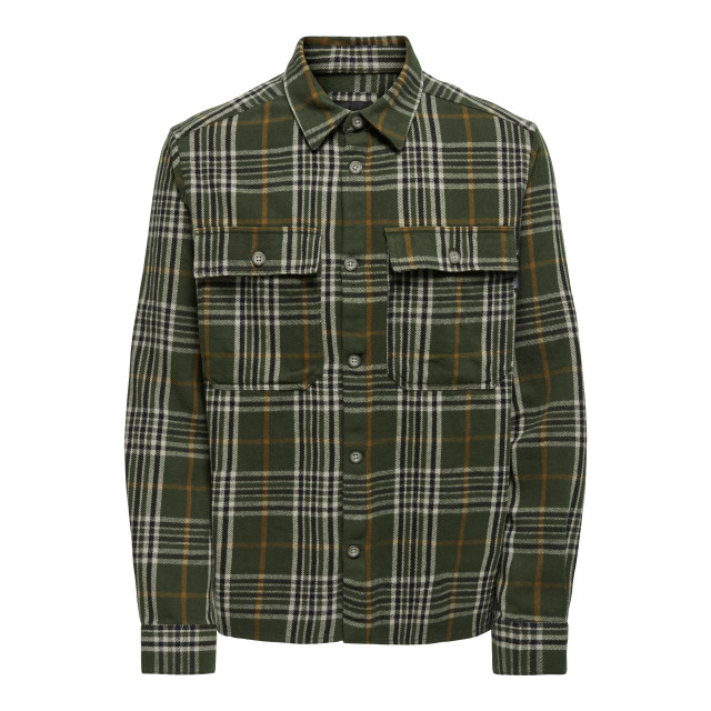 Only & Sons Onsscott ls check flannel overshirt 5309.29.0100 large