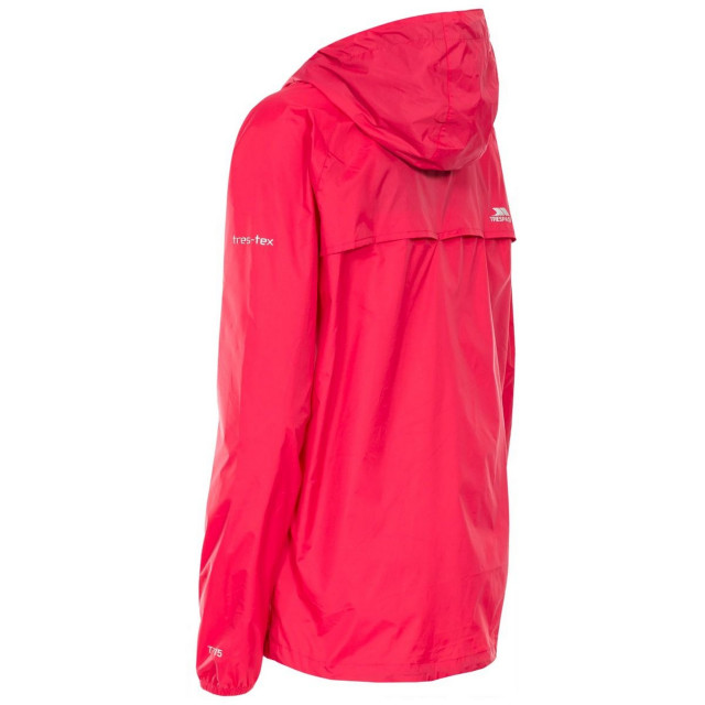 Trespass Dames qikpac waterdichte en opbergbare shell jas UTTP3379_raspberry large