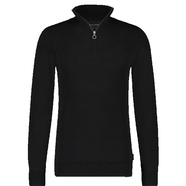 Saint Steve Cas 19480 black half zip trui Black/Cas 19480 large