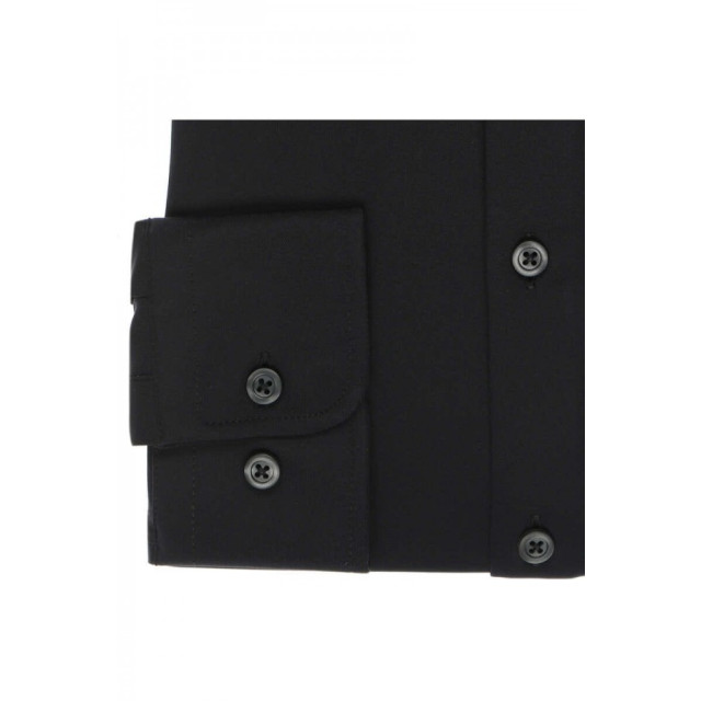 Pure 4030-21750 001 black stretch overhemd lange mo 001 Black/4030-21750 large