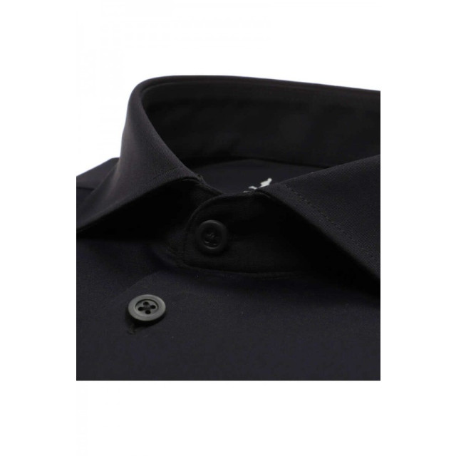 Pure 4030-21750 001 black stretch overhemd lange mo 001 Black/4030-21750 large