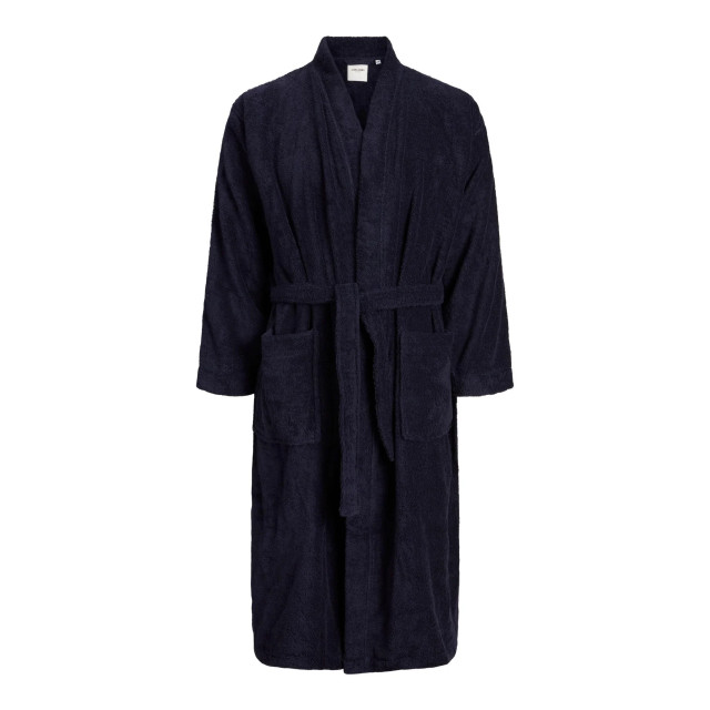 Jack & Jones Badjas heren badstof jacsolid bathrobe donker 12243624-B large