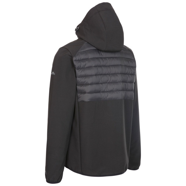 Trespass Heren lenek soft shell jas UTTP5648_black large Trespass Heren lenek soft shell jas UTTP5648_black large