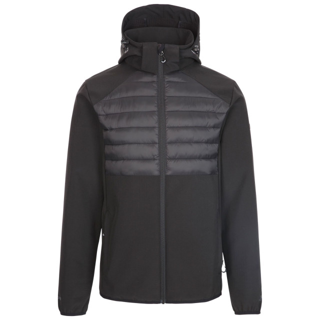 Trespass Heren lenek soft shell jas UTTP5648_black large Trespass Heren lenek soft shell jas UTTP5648_black large