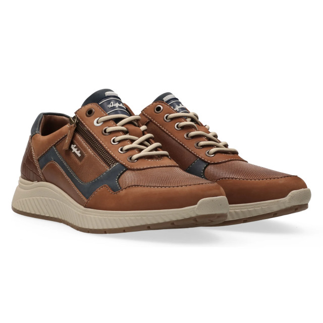 Australian Footwear Hatchback leather/nubuck 15.1607.01-df6 cognac-blue 3175 15.1607.01-DF6 large