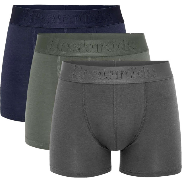 Resteröds Bambu 3 pack blue & grey & army green 27934-49-03 - multicolour large