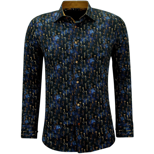 Gentile Bellini Overhemden lange mouwen met print 3144 large