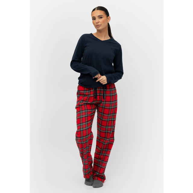 By Louise Dames pyjamabroek geruit flanel BL-281-00-1 large
