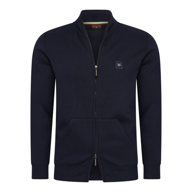 Cappuccino Italia Fleece zip jack cap-fle-zip-nvy-XL large