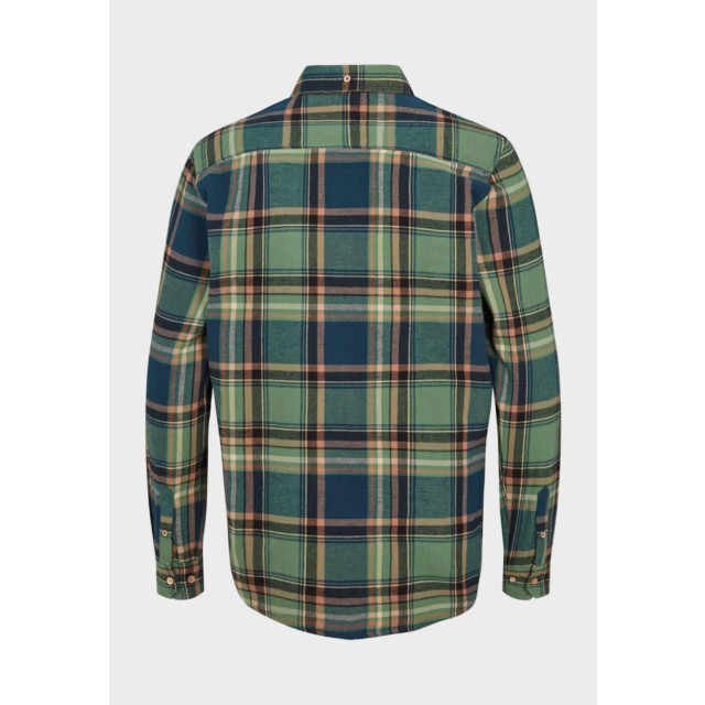 Kronstadt Flannel check shirt ks4206 ivy green/blue KS4206 large
