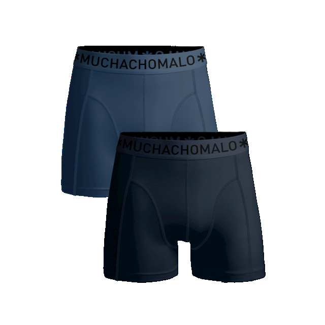 Muchachomalo Jongens 2-pack boxershorts effen SOLID1010-576Jnl_nl large