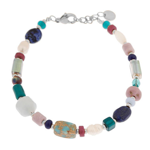 Label Kiki Armband abu silver Abu - silver large