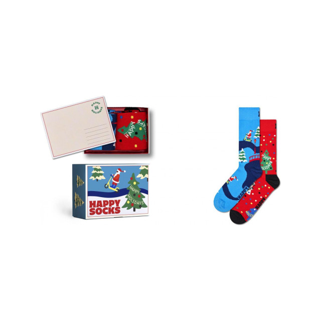 Happy Socks Happy Socks P000325 2-Pack Happy Holidays Socks Gift Set  HS P000325 large