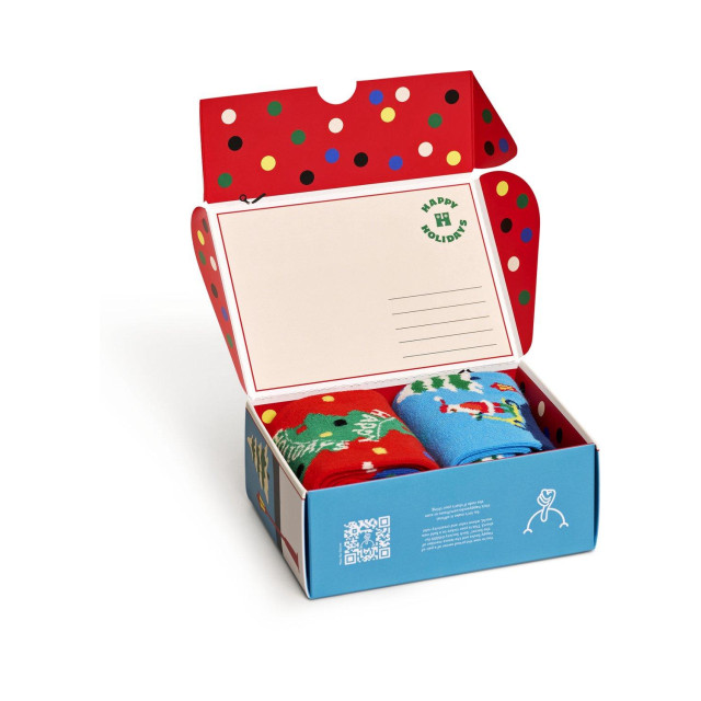 Happy Socks Happy Socks P000325 2-Pack Happy Holidays Socks Gift Set  HS P000325 large