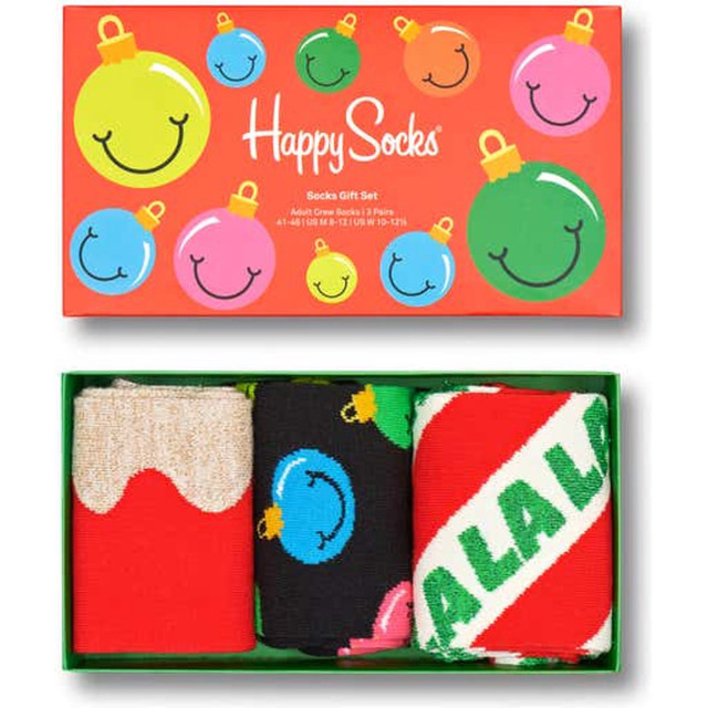 Happy Socks Time for holiday 3-pack gift box XTFH08-4300-36-40 large