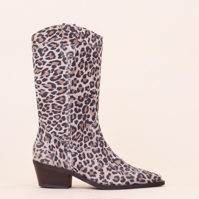 DWRS Label Puglia 9626 leopard dames maat: leer 9626LEOPARD large