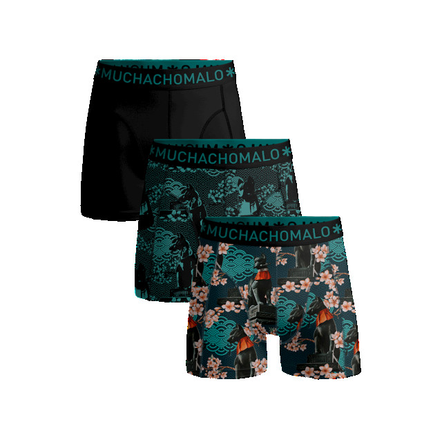 Muchachomalo Jongens 3-pack boxershorts /effen U-INARIFOX1010-01Jnl_nl large