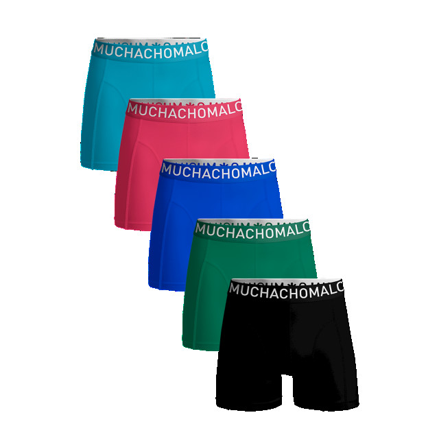 Muchachomalo Heren 5-pack boxershorts hello sunshine LCSOLID1010-60nl_nl large