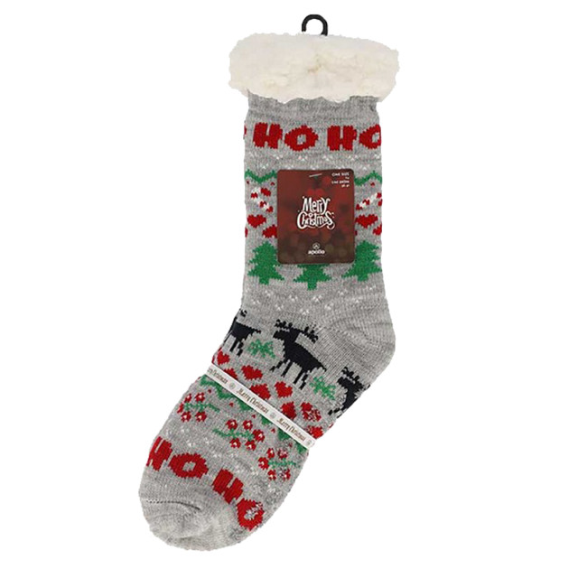 Apollo Dames home socks kerst huissokken kerstsokken  large Apollo Dames home socks kerst huissokken kerstsokken  large
