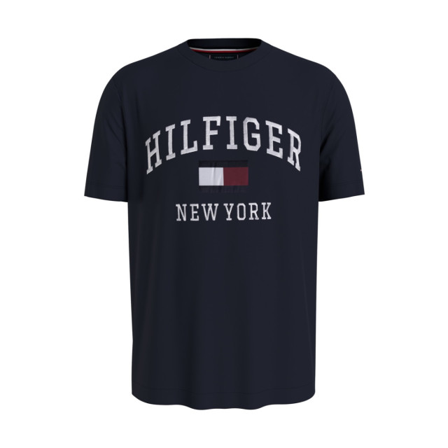 Tommy Hilfiger Modern varsity t-shirt donker mwomw28218 dw5 large