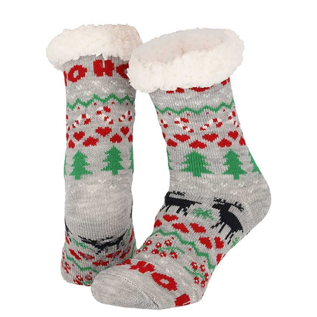 Apollo Dames home socks kerst huissokken kerstsokken  large Apollo Dames home socks kerst huissokken kerstsokken  large
