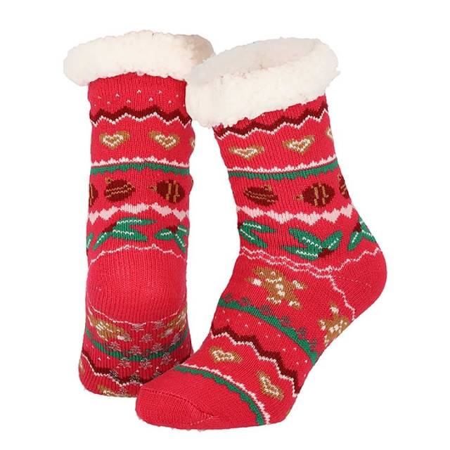 Apollo Dames home socks kerst huissokken kerstsokken  large Apollo Dames home socks kerst huissokken kerstsokken  large