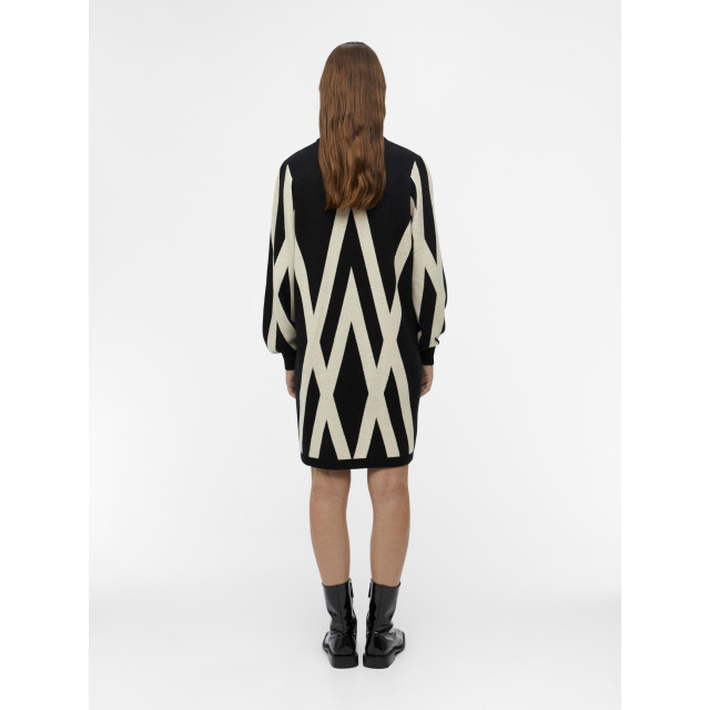 Object Objray l/s knit rollneck dress aop 23041252 large