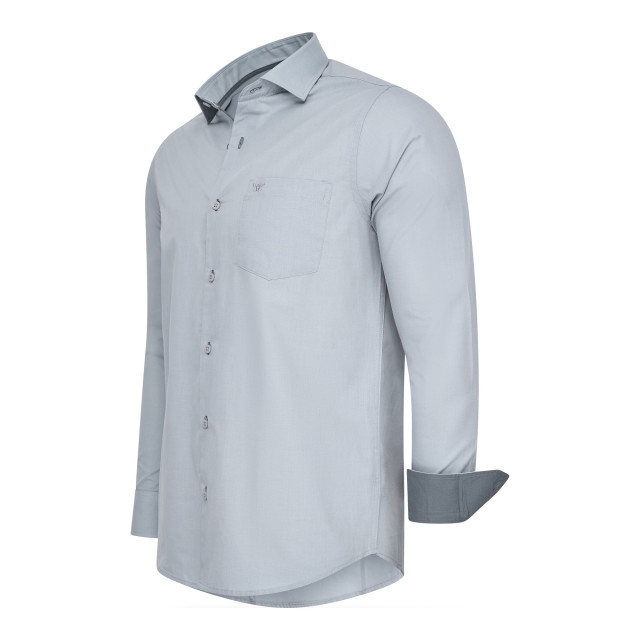Cappuccino Italia Overhemd uni cap-ls23-gry-L large