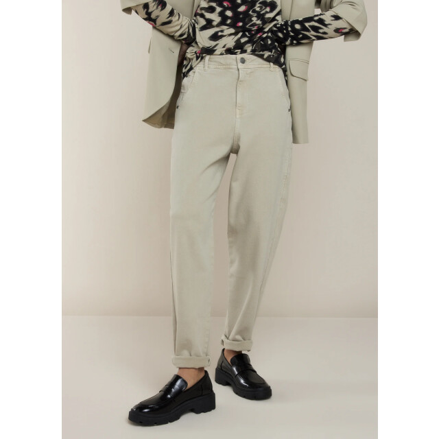 Summum 4s2486-11951 648 barrel fit pants vintage comf stretch twill frostedsage 4s2486-11951 648 large