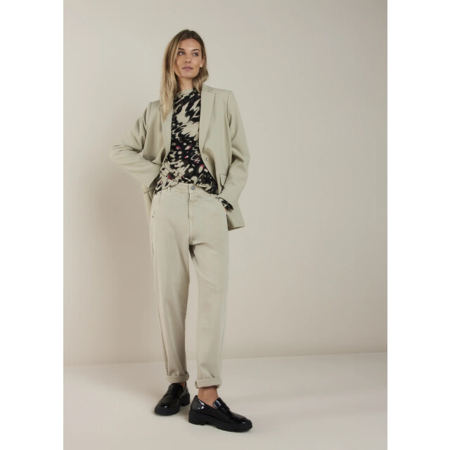 Summum 4s2486-11951 648 barrel fit pants vintage comf stretch twill frostedsage 4s2486-11951 648 large