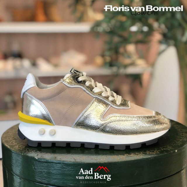 Floris van Bommel Blokki 01.05 Sneakers Goud Blokki 01.05 large