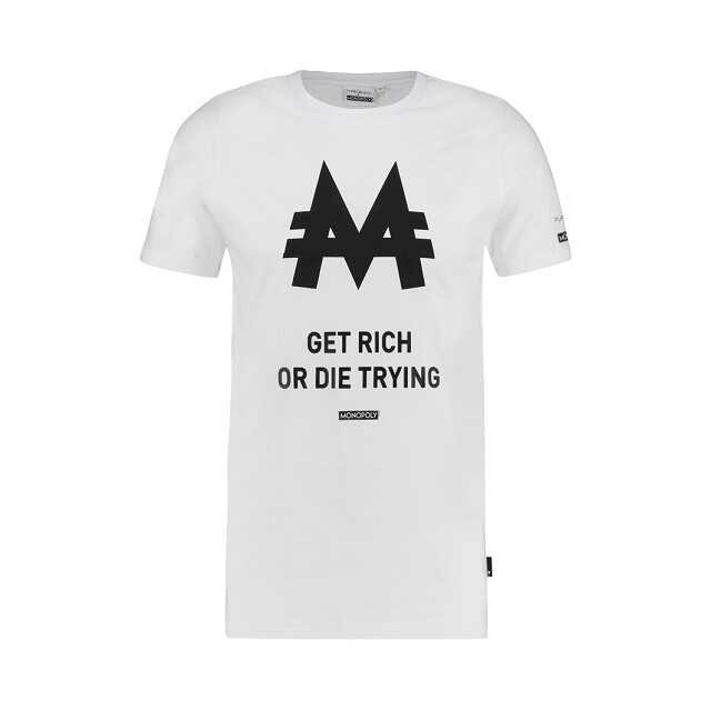 Purewhite Polo shirt get rich 19020103 large