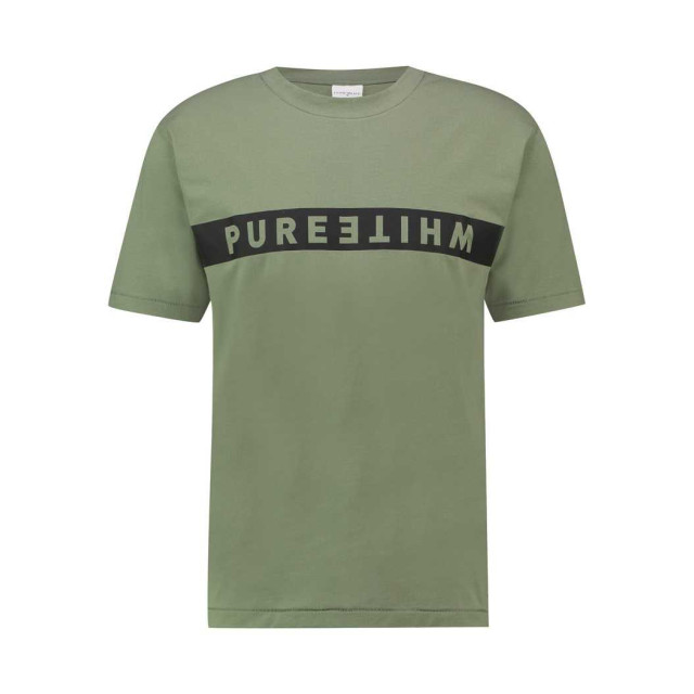 Purewhite Polo t-shirt pw 1 groen 20010108 large