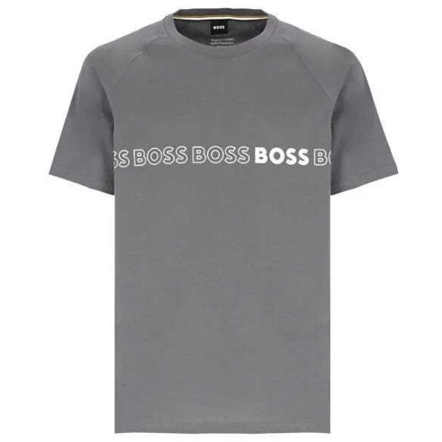 Hugo Boss T-shirt rn slimfit d. grijs 50491696 large