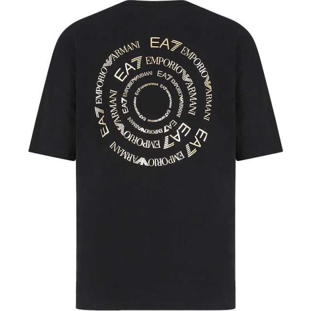 EA7 T-shirt gold 23 i zwart 3RPT12 PJBLZ large
