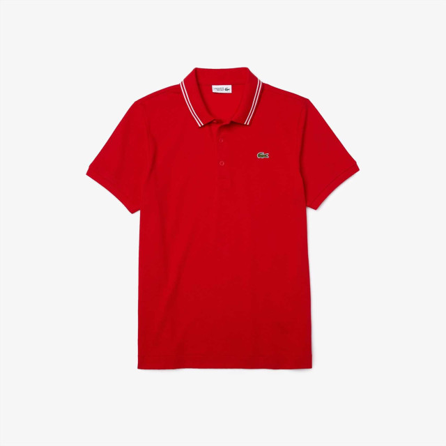 Lacoste Polo men white rood YH1482 large
